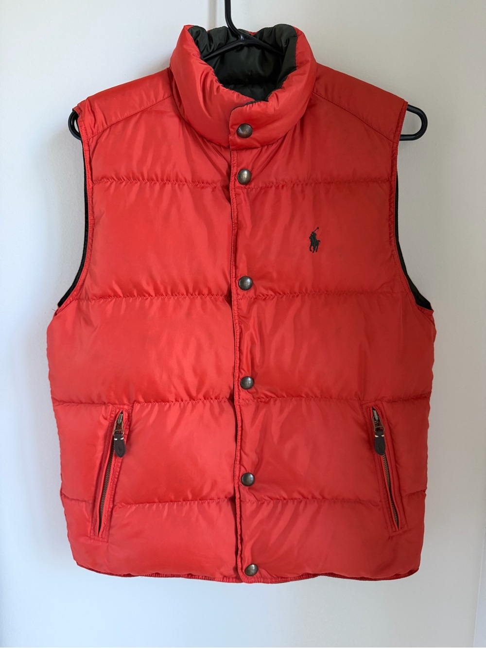 Polo by Ralph Lauren Red Down Puffer Vest S/P
